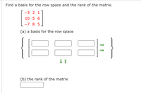 Answered Find a basis for the row space and the bartleby