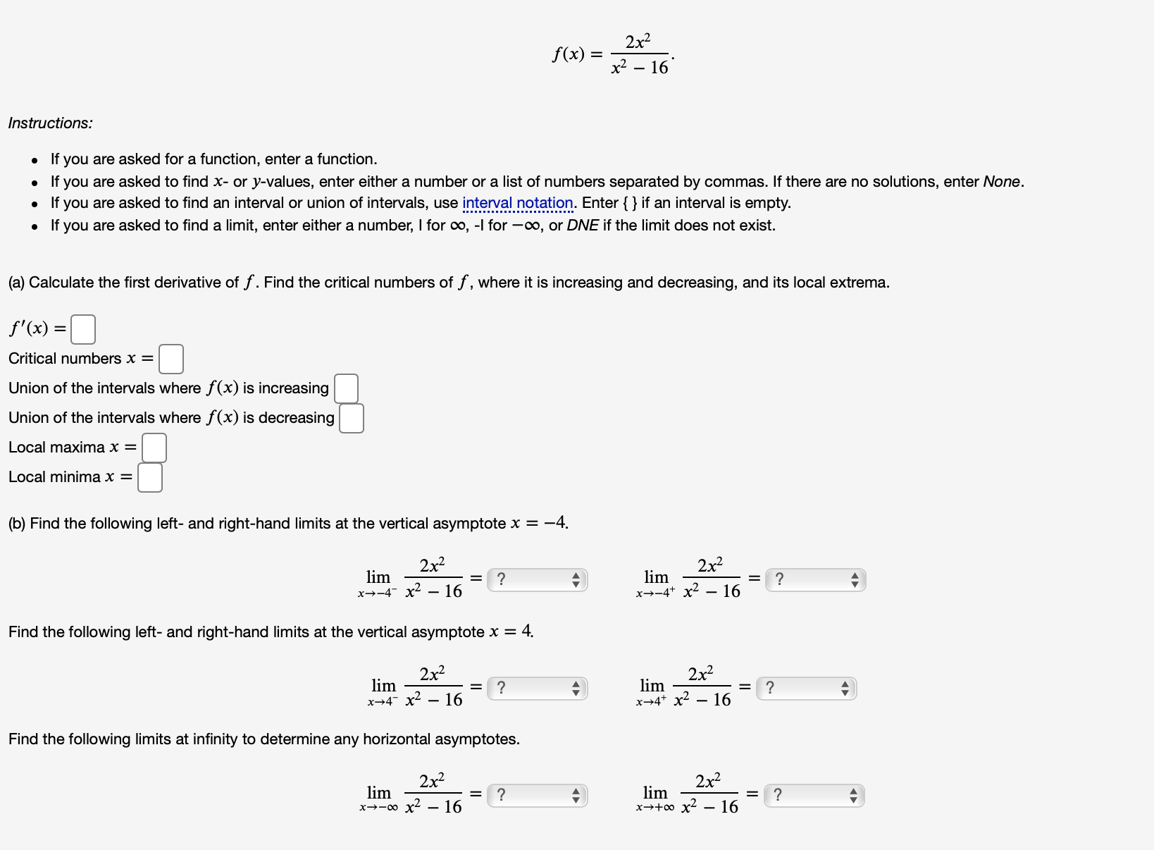 Answered 2x2 F X X2 16 Instructions • If… Bartleby