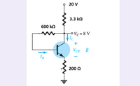 20 V
3.3 kn
600 kQ
OVc=8 V
+
VCe B
IB
200 N
