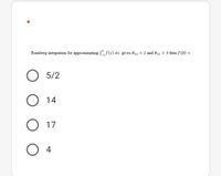 Answered: Romberg Integration For Approximating ,… | Bartleby