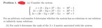 Problem 1.
(a) Consider the system
л+ (b — 2)у + (B? — 3)2
2.л + (2b — 3)у+ (b? — 1)2
3.x + (3b – 5)y + (36² – 5)z
362 – 1
262 + 7
6b2 + 7
For an arbitrary real number b determine whether the system has no solutions or one solution
or infinitely many solutions.
(b) For each b determine the rank of the 3 × 3 matrix associated with the system.
