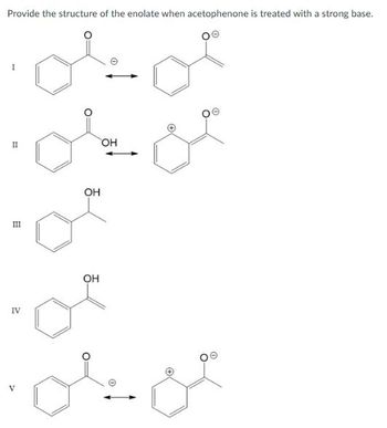 Answered: Provide the structure of the enolate… | bartleby