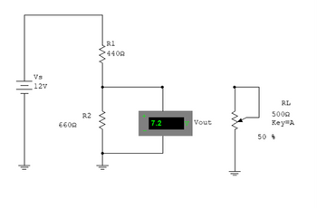 Vs
12v
6600
22
R2
R1
4400
ww
7.2
Vout
RL
500
Key=A
50 %