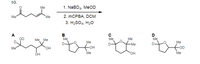 10.
Me
1. NABD4, MEOD
Me
`Me
2. mCPBA, Dсм
3. H2SO4, H20
A
OD
D.
B
Mẹ
D
Me
Ме Мe
Me
Me
Me
Me
-Me
D-
Me
HO,
-он
-OD
Мe
HO.
Me
