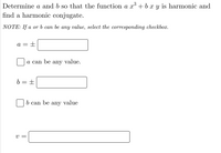 Answered: Determine A And B So That The Function… | Bartleby