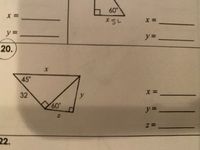 60°
ソ=
y%3D
20.
45°
32
60°
y=ー
22.
2.
2.
