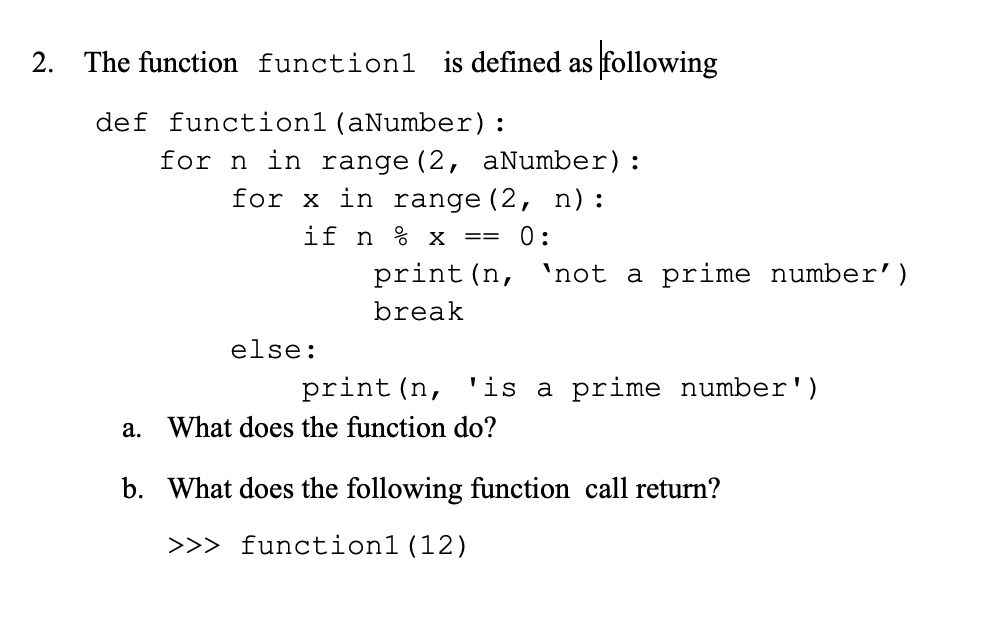 Answered: The function function1 is defined | bartleby