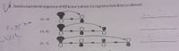 5. Based a suprafacial migration of HB below indicate if a migration forbidden or allowed.
[1, 3]
[1, 5]
[1, 7]
