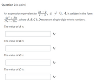 Answered: Algebraically determine the value of x… | bartleby