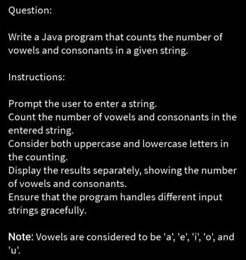 Answered: Question: Write A Java Program That… | Bartleby