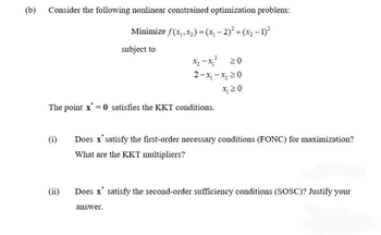 Answered: Consider The Following Nonlinear… | Bartleby