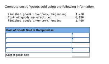 Answered: Compute Cost Of Goods Sold Using The… | Bartleby