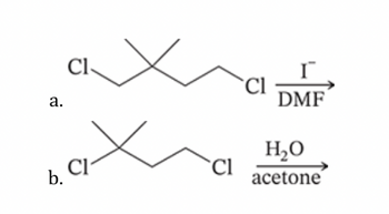 Cl
I
Cl
a.
DMF
b.
Cl
H₂O
Cl
acetone