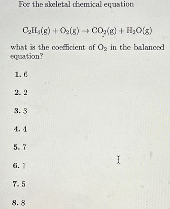 Answered C2H4 g O2 g CO2 g H O g what bartleby