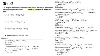 Answered: Compare the calculations from Step 2… | bartleby