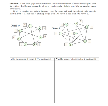 Answered: Problem 2: For Each Graph Below… | Bartleby