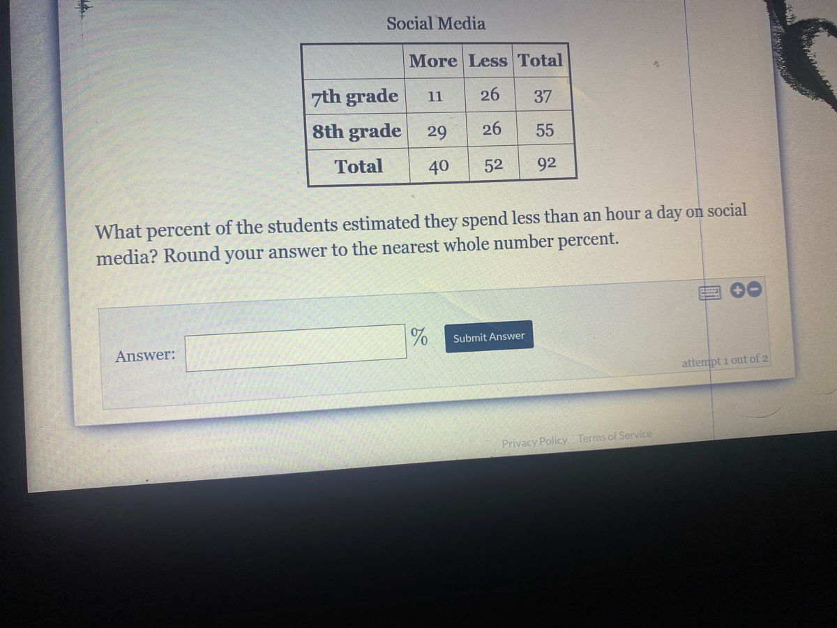 SOLVED: write 7/128 as a percentage then round to the nearest