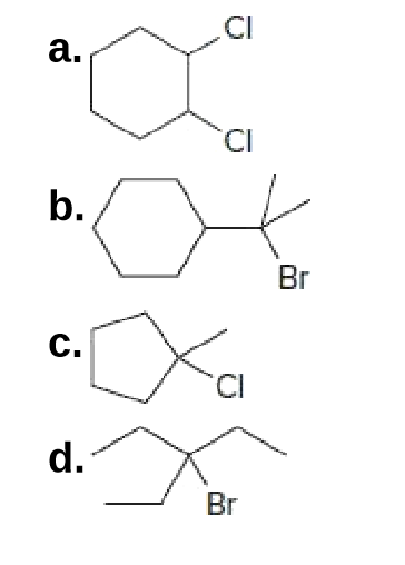 Answered: CI A. CI B. Br C. D. Br | Bartleby