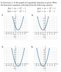 Answered: In Exercises 1-4, The Graph Of A… | Bartleby