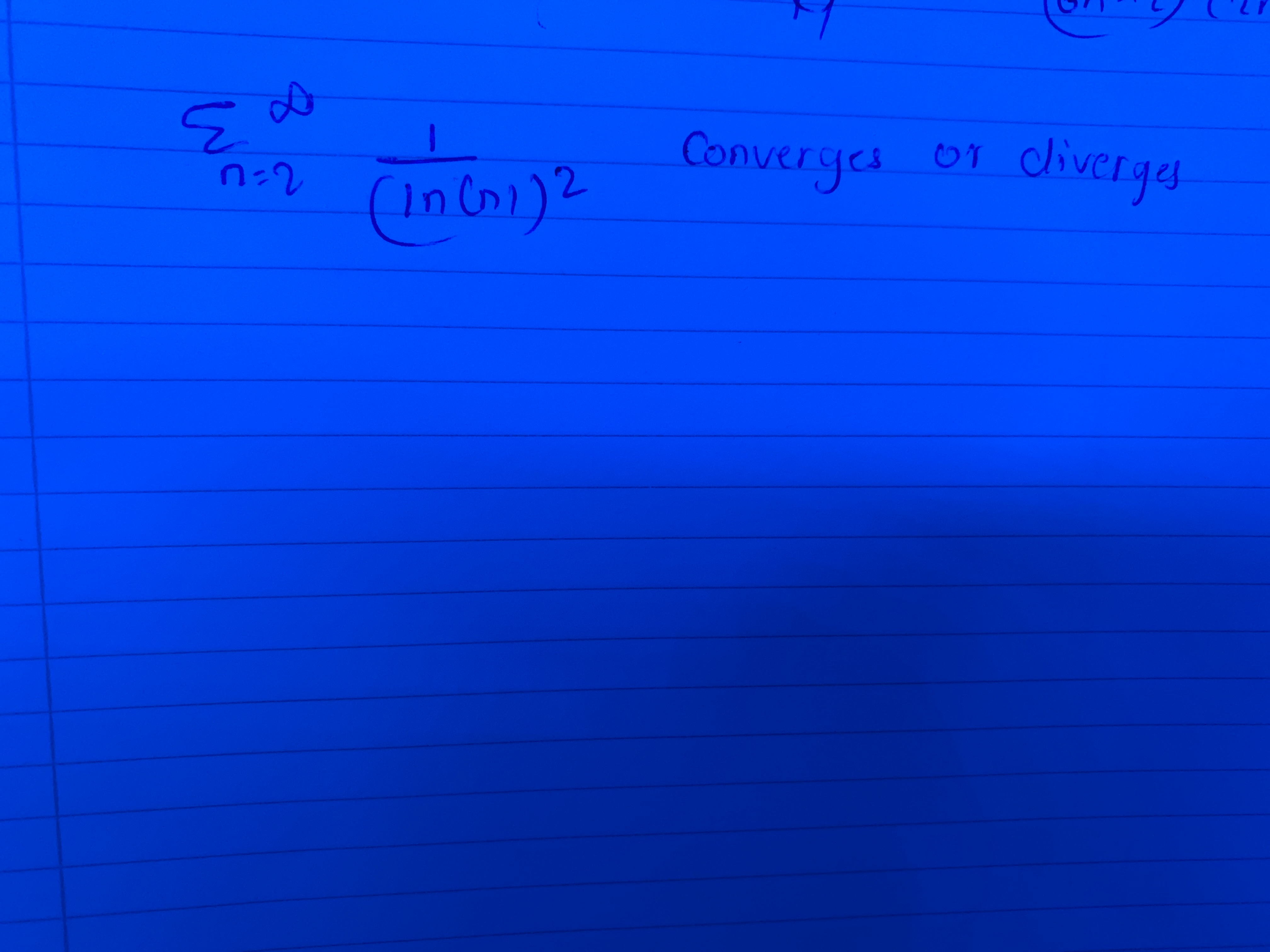 Converges
diverges
(In C)2
