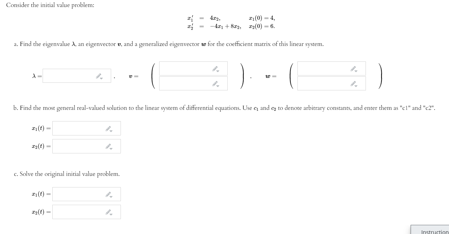 Answered Consider The Initial Value Problem Bartleby 9720