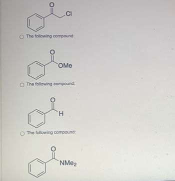 O
The following compound:
CI
O
OMe
O The following compound:
H
O The following compound:
NMe₂