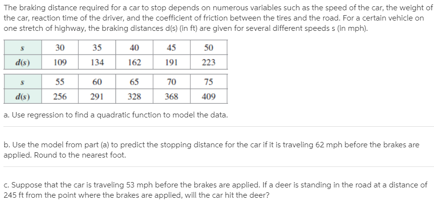 Answered: Suppose the rated speed of a highway…