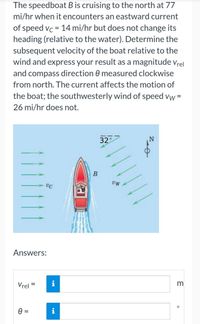 Answered: The Speedboat B Is Cruising To The… | Bartleby