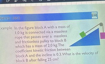 Answered: In The Figure Block A With A Mass Of… | Bartleby