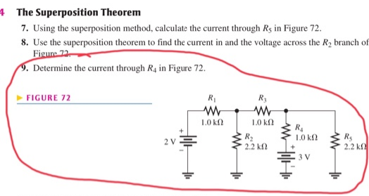 Answered 4 The Superposition Theorem 7 Using Bartleby 5828