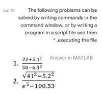 Solved Can I get some help on how to make a Matlab script