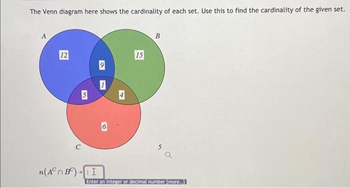 Answered: The Venn Diagram Here Shows The… | Bartleby