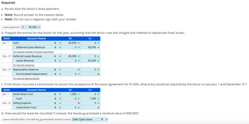 Answered: Essee Inc. Leased Equipment At An… | Bartleby