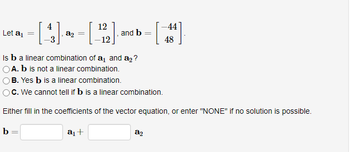 Answered: Let A₁ = 12 - [ 4 ] → - [ ¹2 ], And B -… | Bartleby