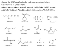 Answered Choose the BEST classification for each bartleby