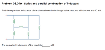 Answered: Problem 06.049 - Series And Parallel… | Bartleby