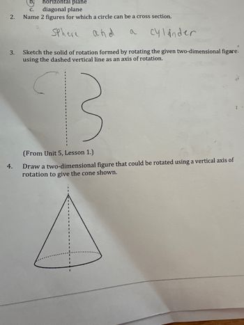 Answered: 3. Sketch the solid of rotation formed by rotating the given ...