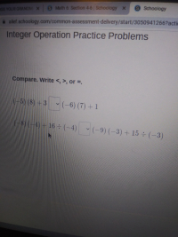 Answered: O Math 6: Section 4-6 Schoology x… | bartleby
