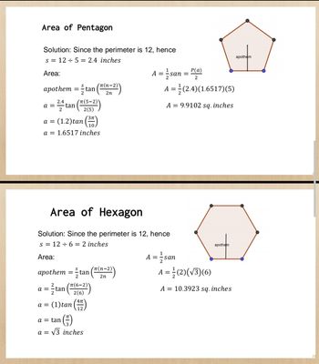 Answered: Triangle: A = Base × Height Square: A =… 