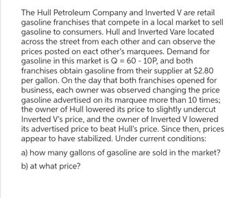 Answered: The Hull Petroleum Company and Inverted… | bartleby