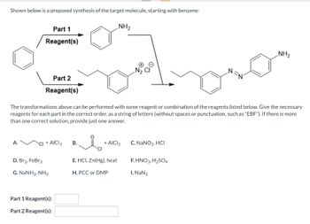 Answered: Shown Below Is A Proposed Synthesis Of… | Bartleby