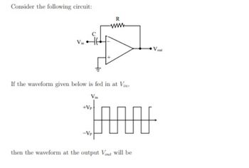 Answered: Consider the following circuit: R If… | bartleby