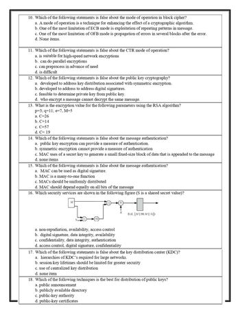 Answered: 1. What Is The Purpose Of S-Boxes In… | Bartleby