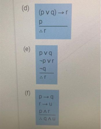 Answered: Prove They Are Valid. And Label Each… | Bartleby