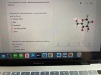 Answered: Determine The Molecular Geometry Around… | Bartleby