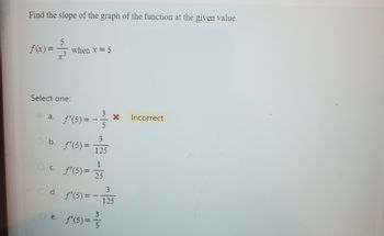 Answered: Find The Slope Of The Graph Of The… | Bartleby