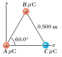 ΒμC
Β μα
0.500 m
60.0°
Αμε
Cục
