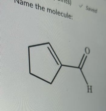 came the molecule:
✓ Saved
0
H