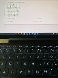 What is the perimeter of the rectangle?
3-2
O A. 14.42 units?
O C. 7.21 units?
O B. 26 units?
O D. 21.63 units?
here to search
59
lyp
17
t9 144
13
ta
米
IOI
画
&
$
4
#3
*
3
L.
8.
E
R
Y
D F
G
J
K
CVB N
M
Co
工
立
