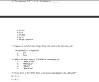 Answered: 7. Suppose So And Sɔ Are Two Strings.… | Bartleby